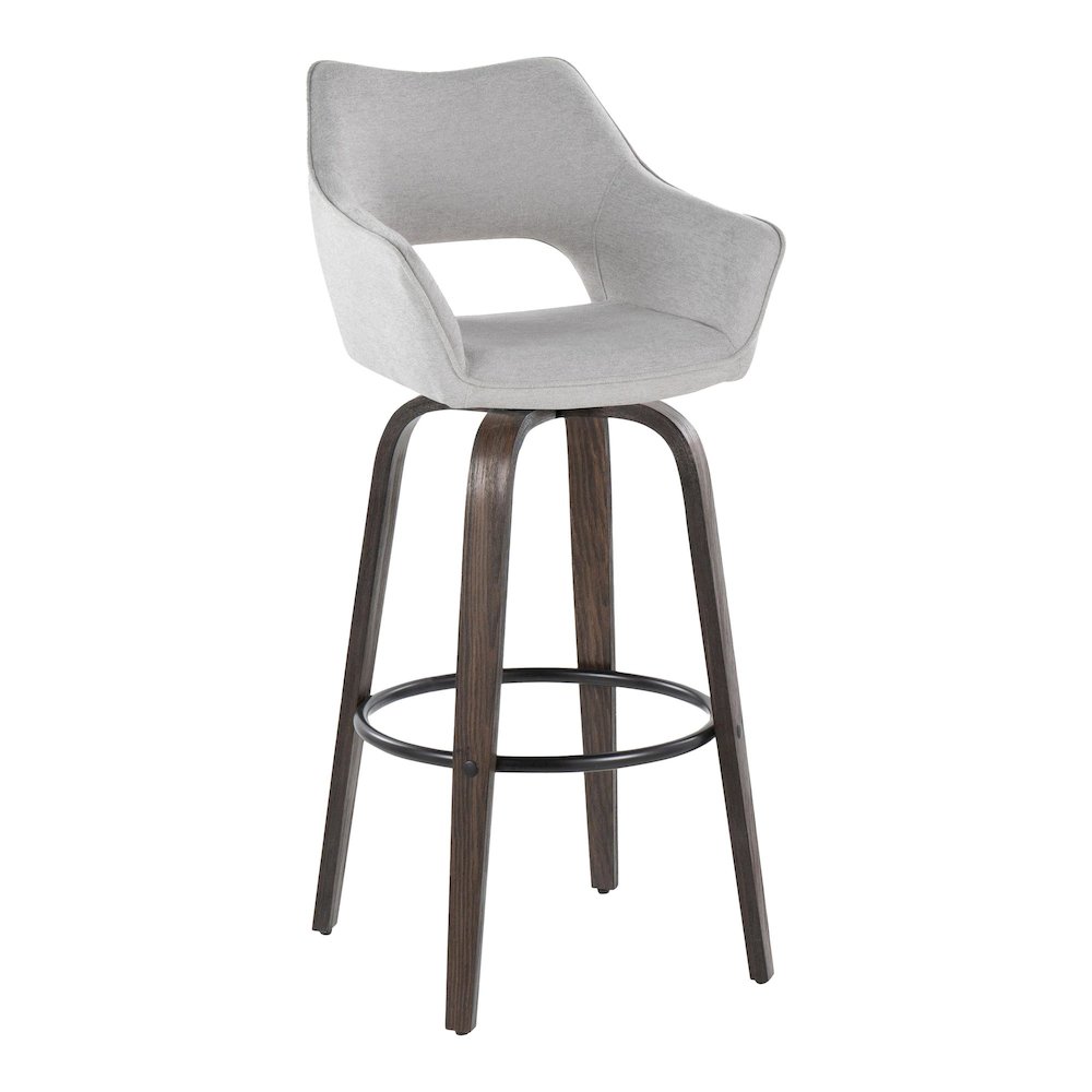 Mustang 30" Fixed-Height Barstool - Set of 2. Picture 2