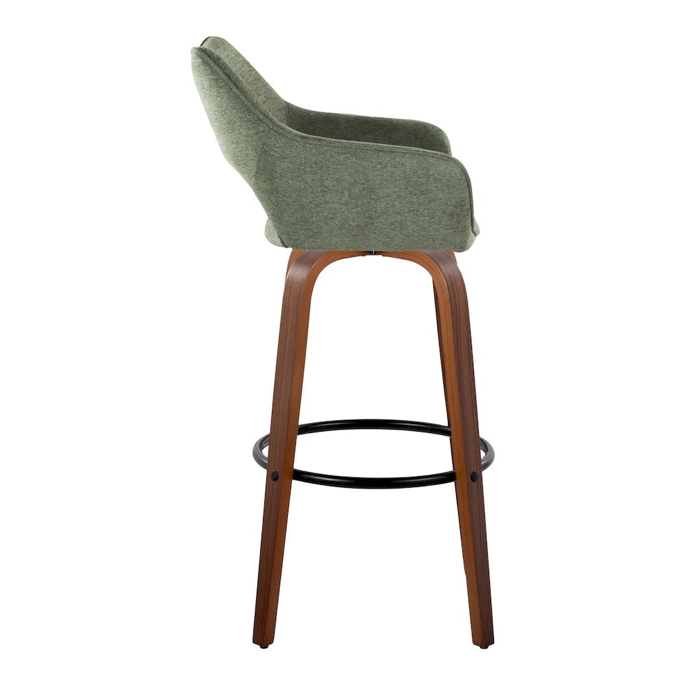 Mustang 30" Fixed-Height Barstool - Set of 2. Picture 3