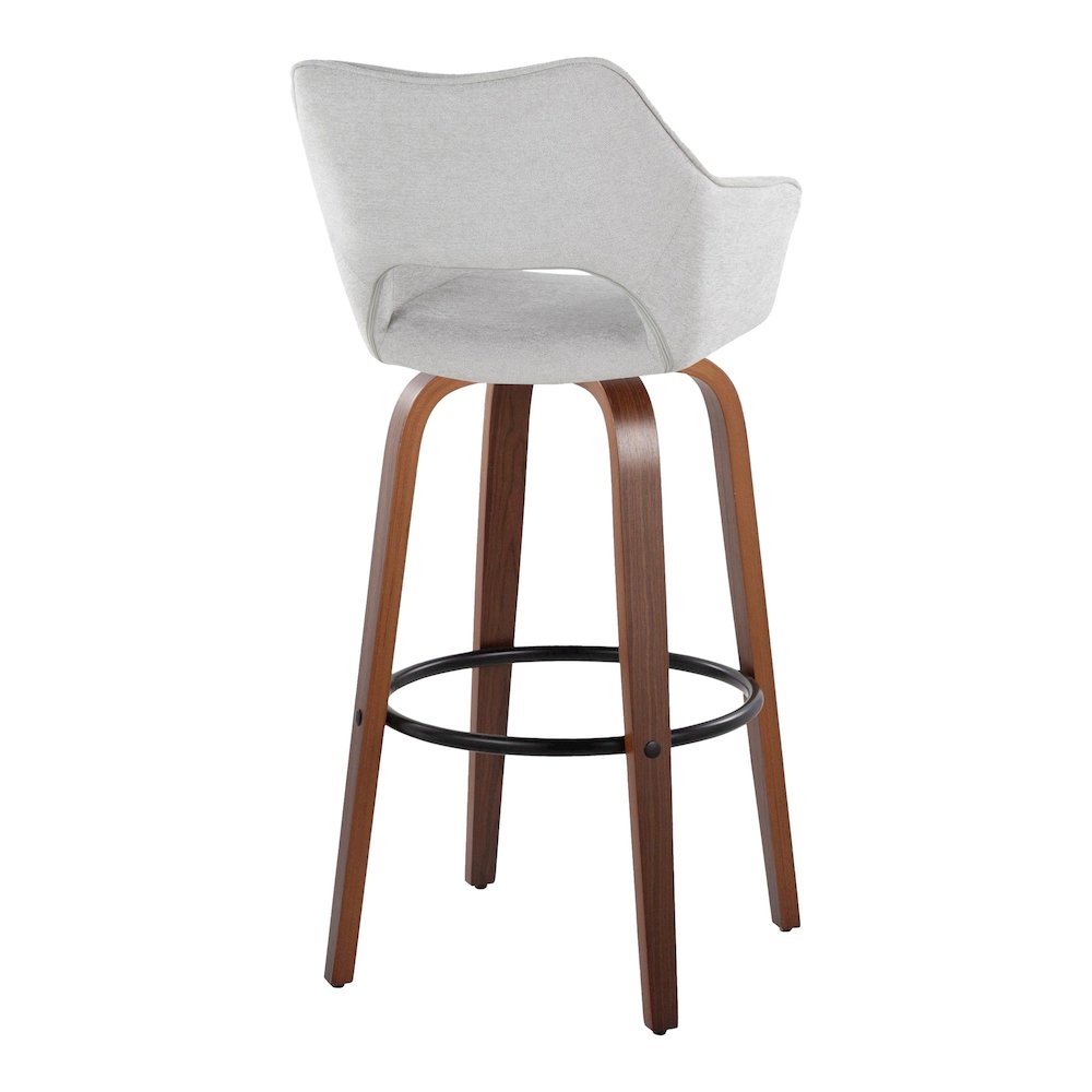 Mustang 30" Fixed-Height Barstool - Set of 2. Picture 4