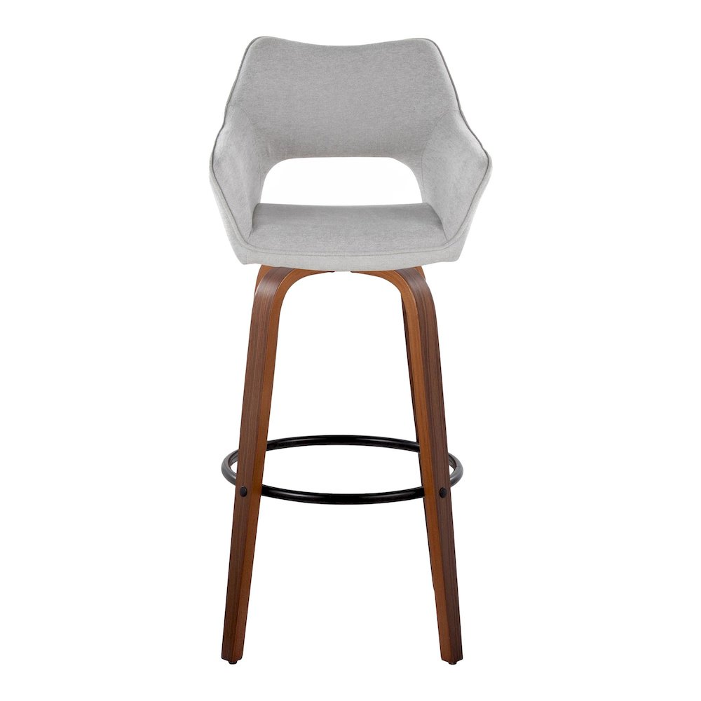 Mustang 30" Fixed-Height Barstool - Set of 2. Picture 6