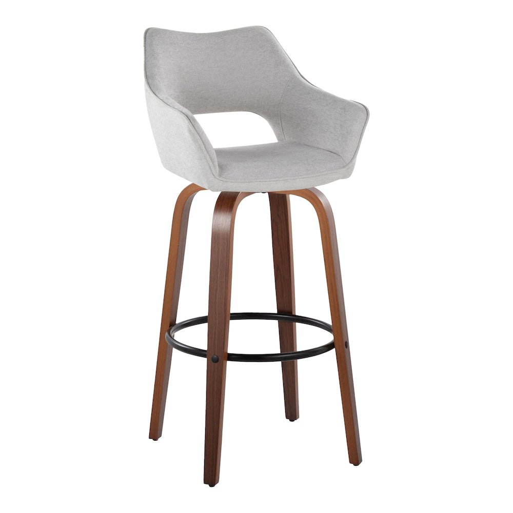 Mustang 30" Fixed-Height Barstool - Set of 2. Picture 2