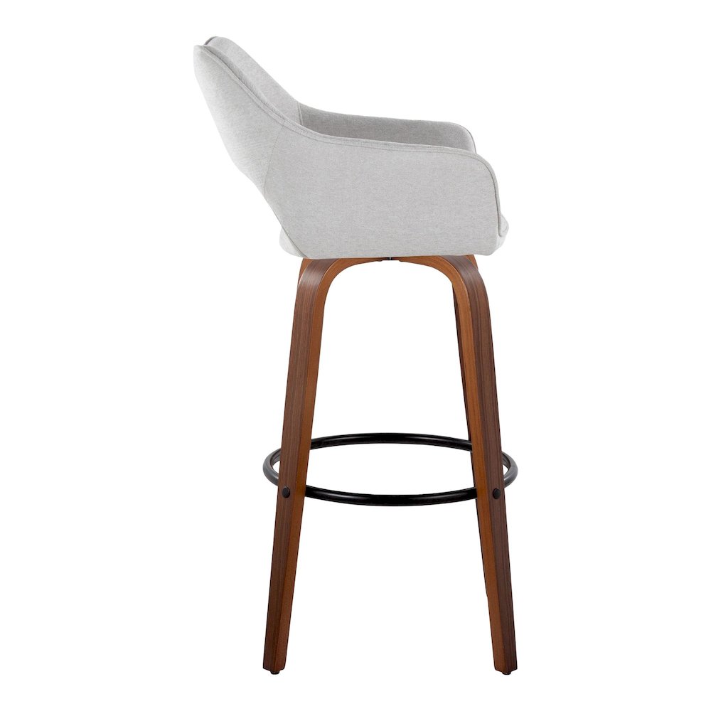 Mustang 30" Fixed-Height Barstool - Set of 2. Picture 3