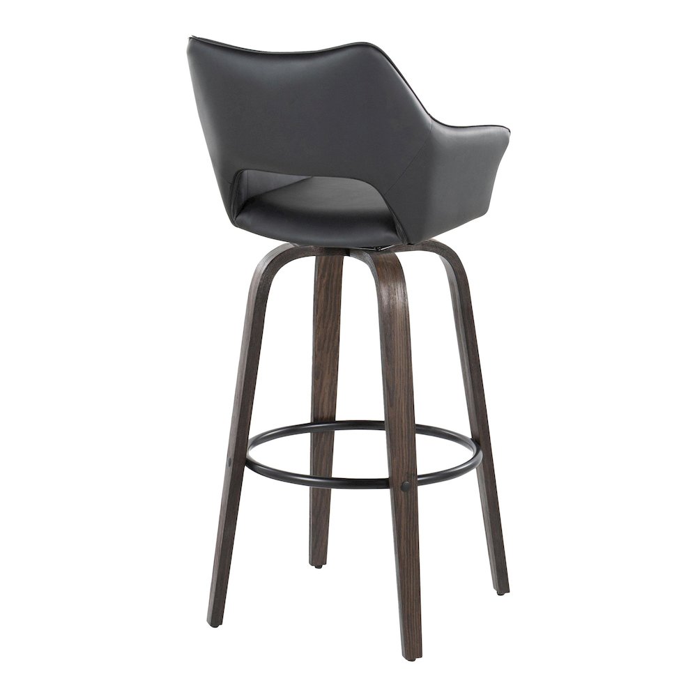 Mustang 30" Fixed-Height Barstool - Set of 2. Picture 4
