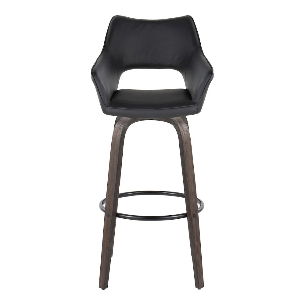 Mustang 30" Fixed-Height Barstool - Set of 2. Picture 6