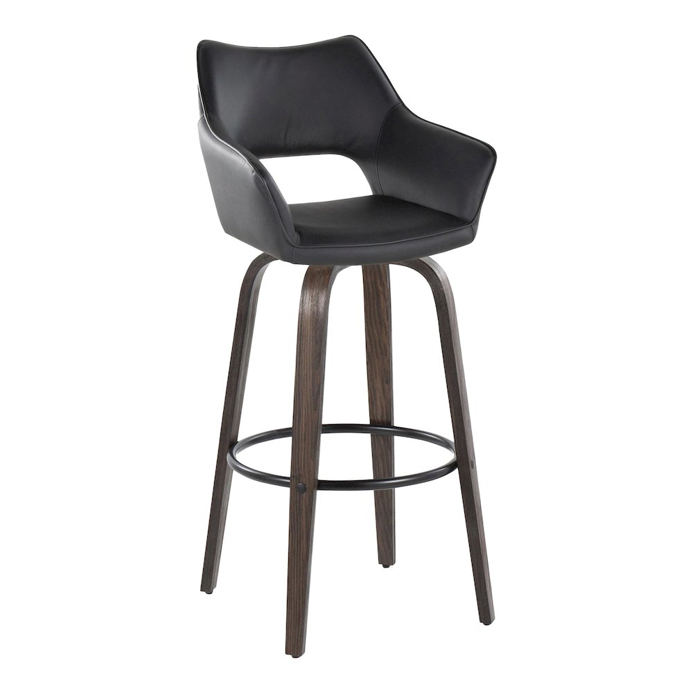 Mustang 30" Fixed-Height Barstool - Set of 2. Picture 2