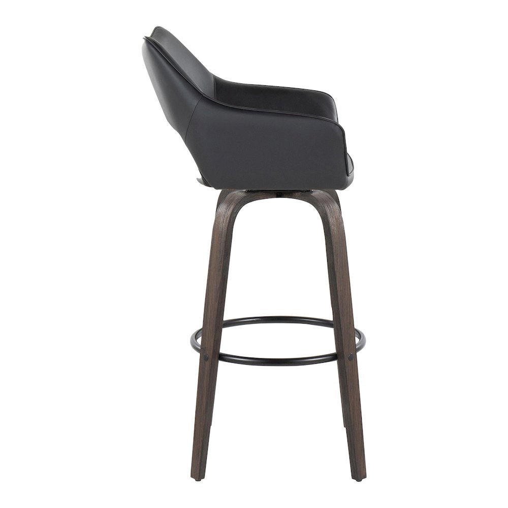 Mustang 30" Fixed-Height Barstool - Set of 2. Picture 3