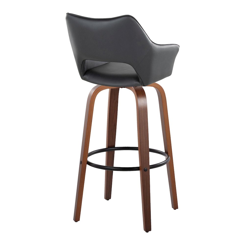 Mustang 30" Fixed-Height Barstool - Set of 2. Picture 4