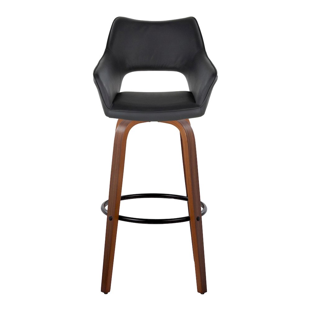 Mustang 30" Fixed-Height Barstool - Set of 2. Picture 6