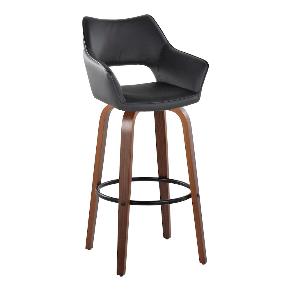 Mustang 30" Fixed-Height Barstool - Set of 2. Picture 2