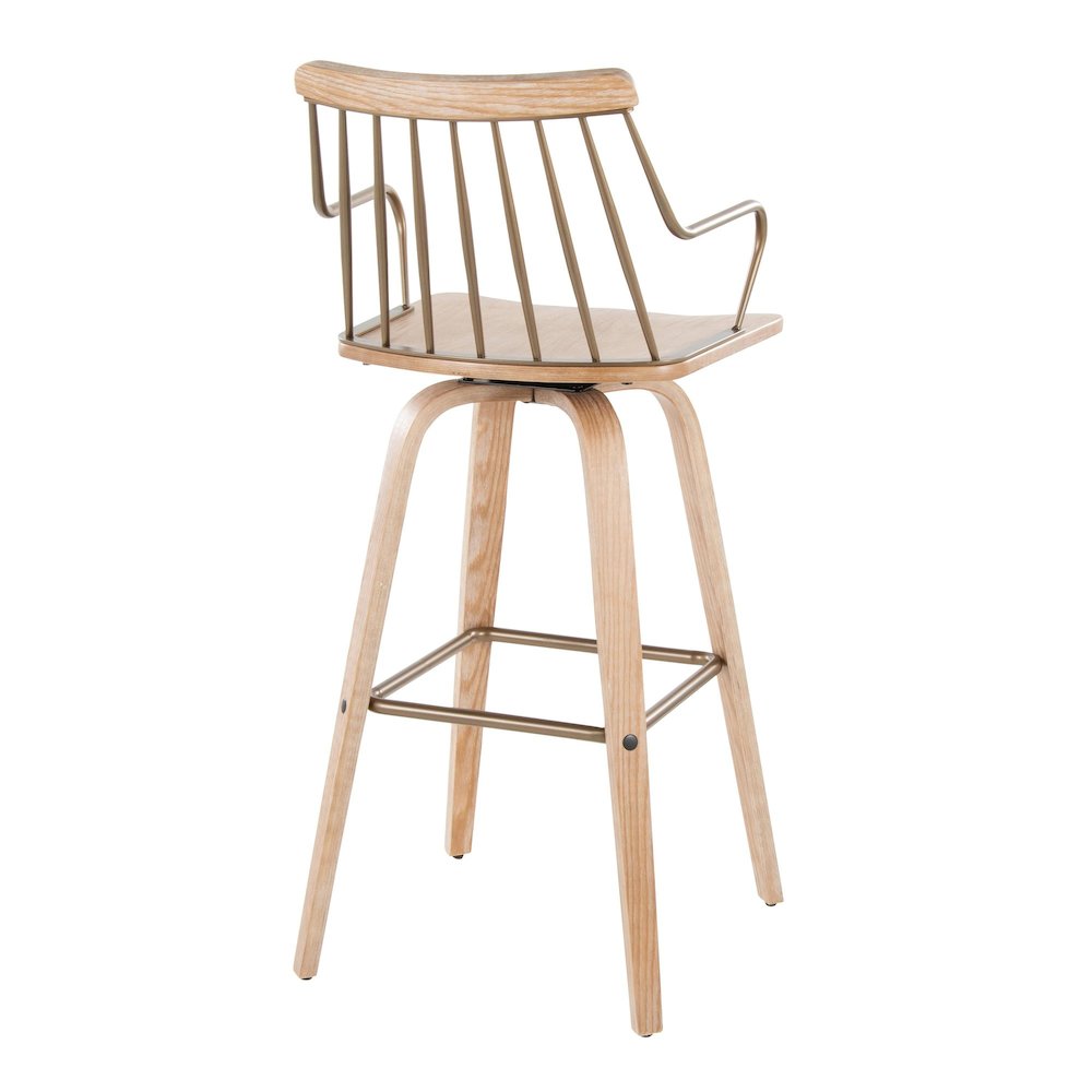 Preston 30" Fixed-Height Barstool. Picture 3