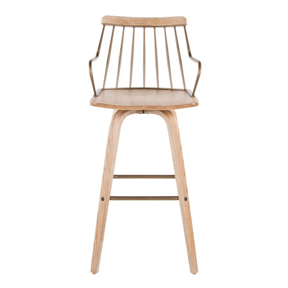 Preston 30" Fixed-Height Barstool. Picture 5