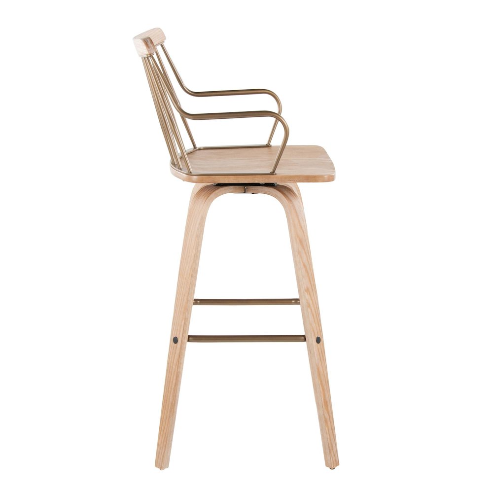 Preston 30" Fixed-Height Barstool. Picture 2