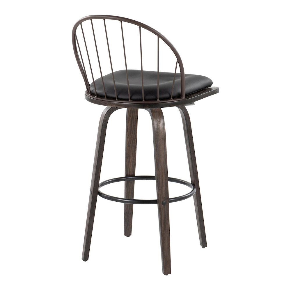 Riley 30" Fixed-Height Barstool - Set of 2. Picture 3