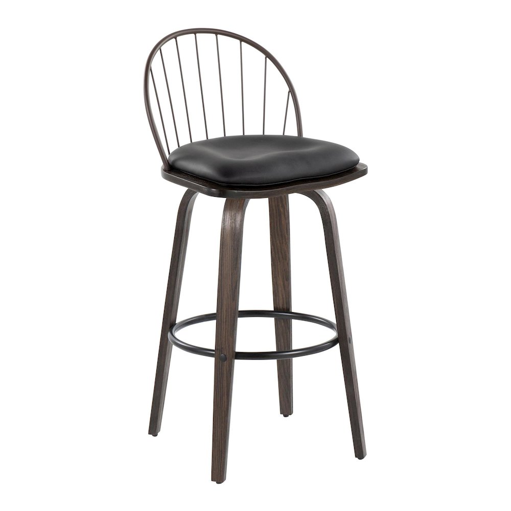 Riley 30" Fixed-Height Barstool - Set of 2. Picture 2