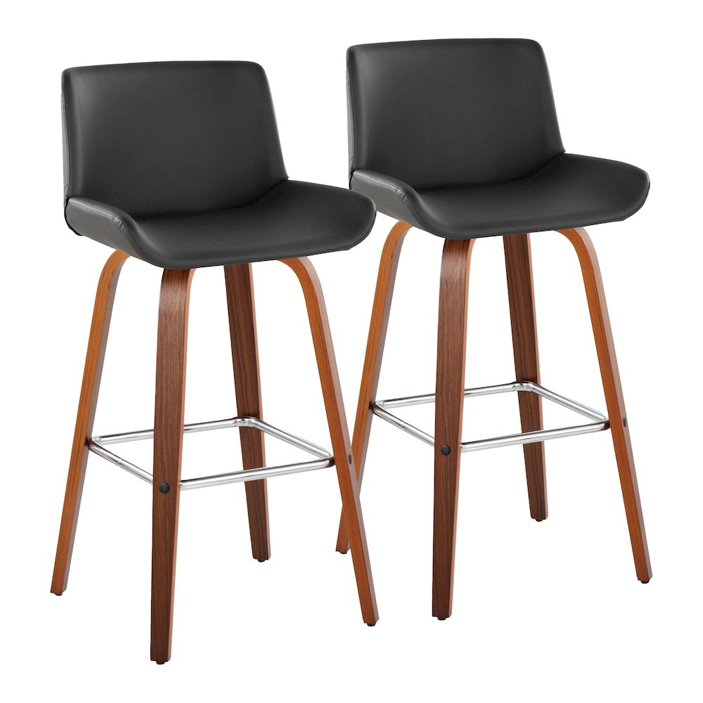 Santi 30" Fixed-Height Barstool - Set of 2. Picture 1