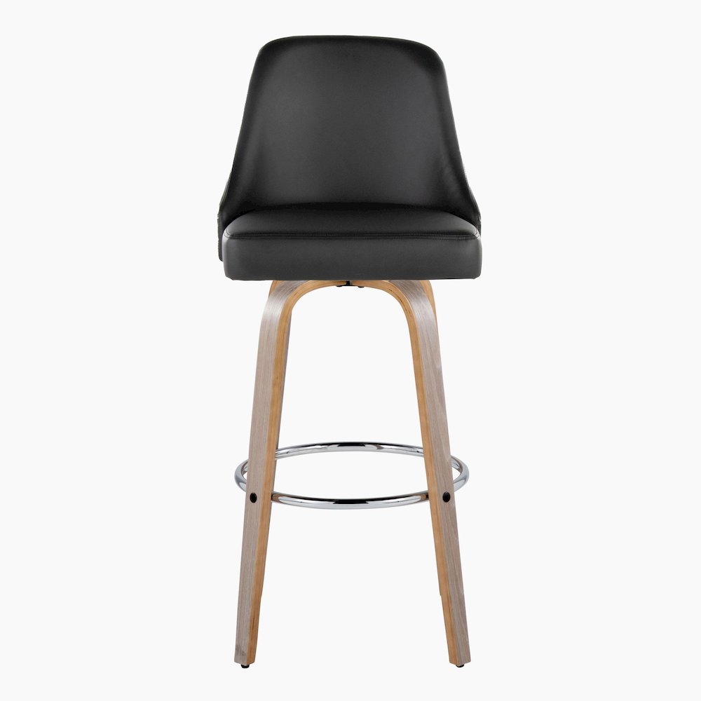 Studded Marcel 30" Fixed-Height Barstool - Set of 2. Picture 6