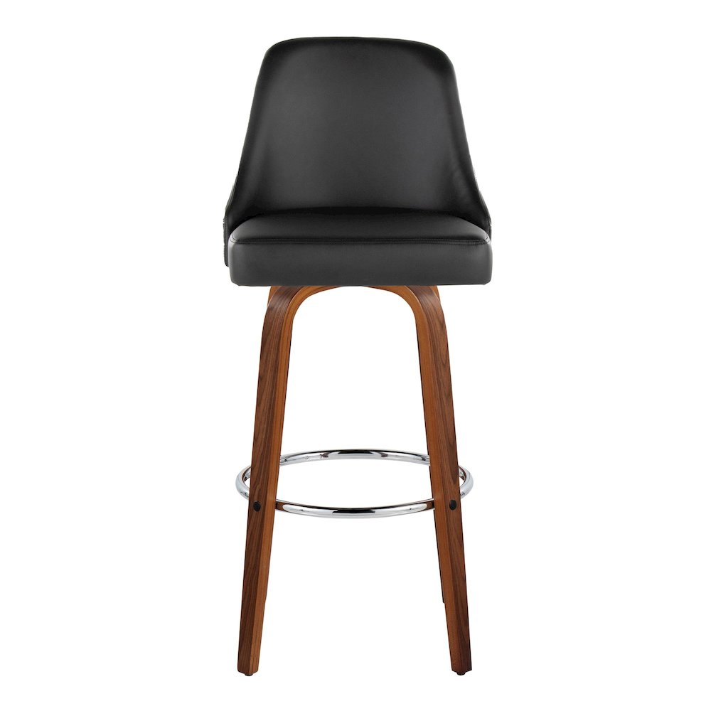 Studded Marcel 30" Fixed-Height Barstool - Set of  2. Picture 6
