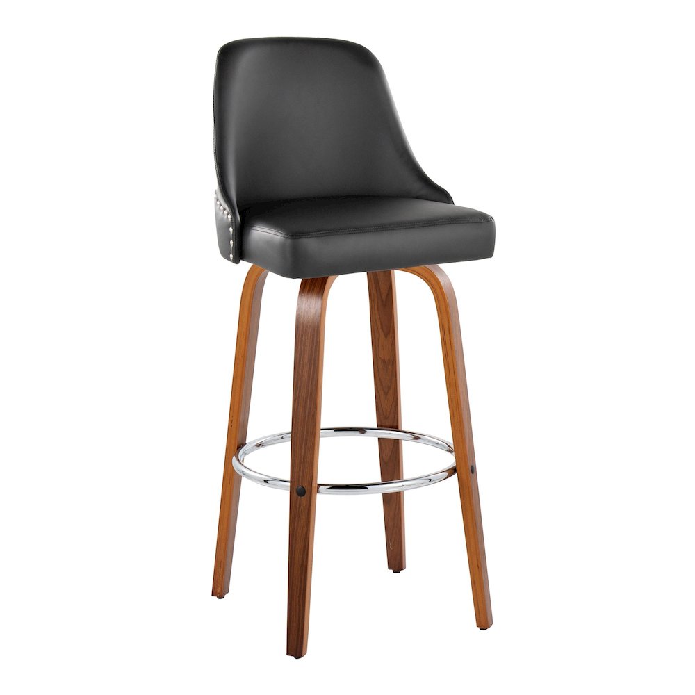 Studded Marcel 30" Fixed-Height Barstool - Set of  2. Picture 2