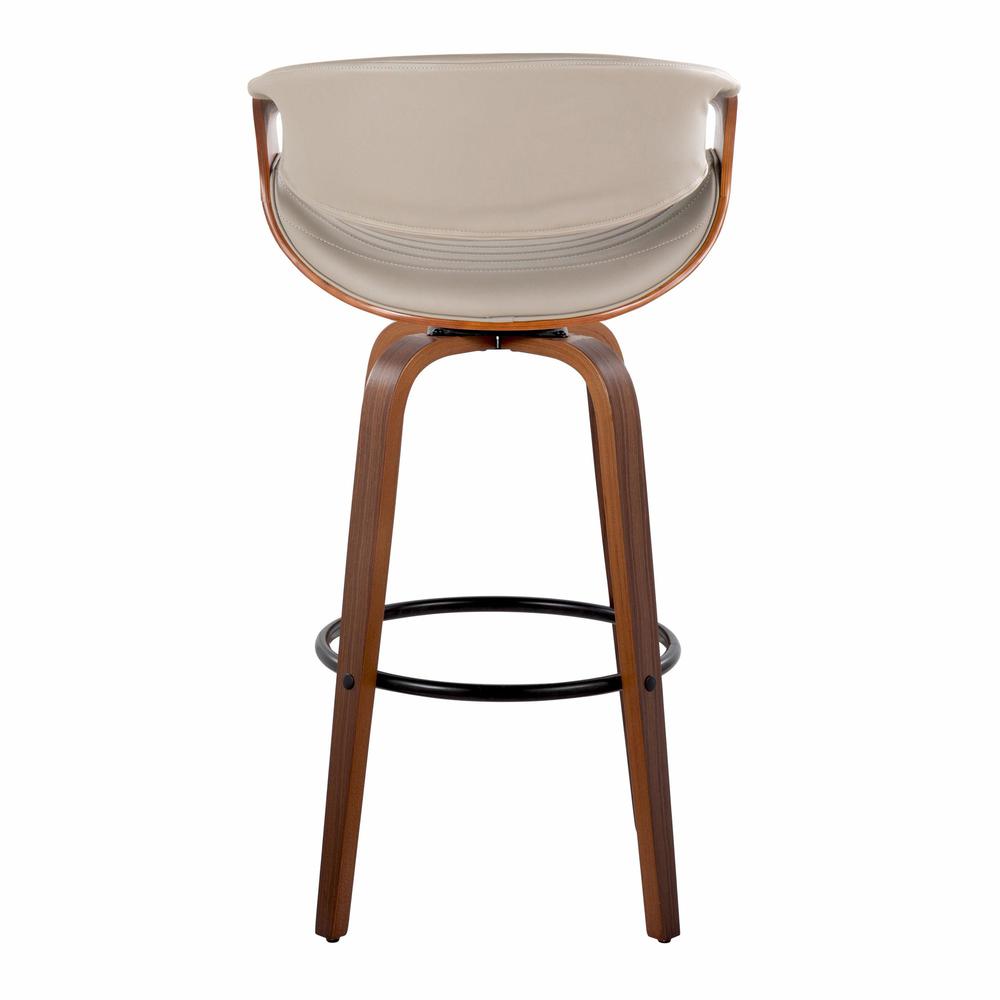 Brown Symphony 30" Fixed-Height Barstool - Set of 2. Picture 5