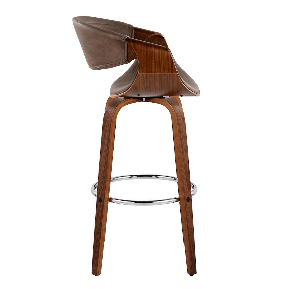 Symphony 30" Fixed-Height Barstool - Set of 2. Picture 3
