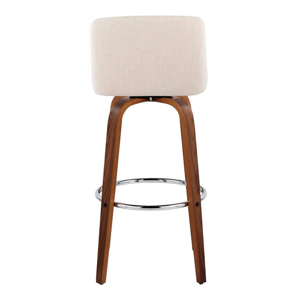 Brown Toriano 30" Fixed-Height Barstool - Set of 2. Picture 5