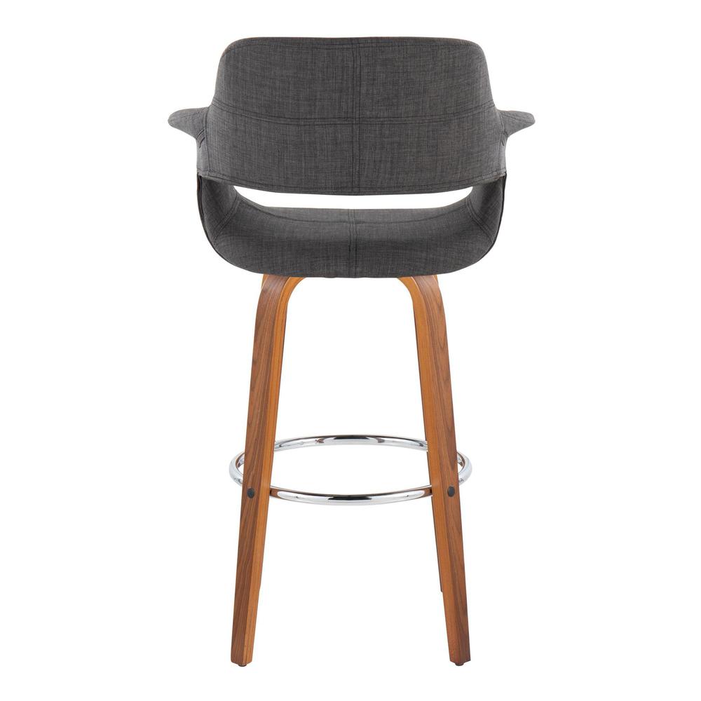 Grey Vintage Flair 30" Fixed-Height Barstool - Set of 2. Picture 5