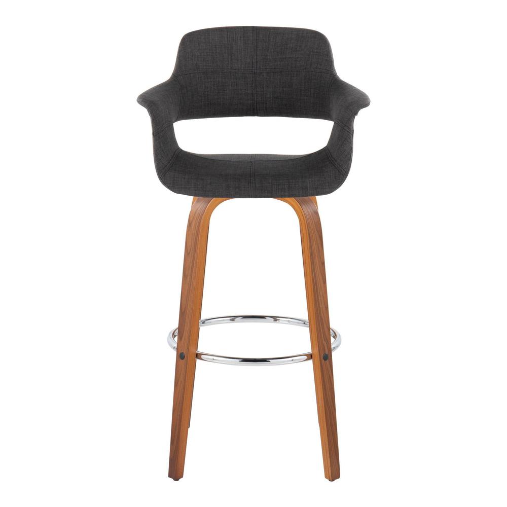 Grey Vintage Flair 30" Fixed-Height Barstool - Set of 2. Picture 6