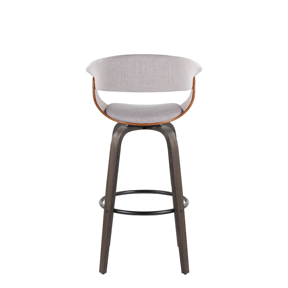 Vintage Mod 30" Fixed-Height Barstool - Set of 2. Picture 5