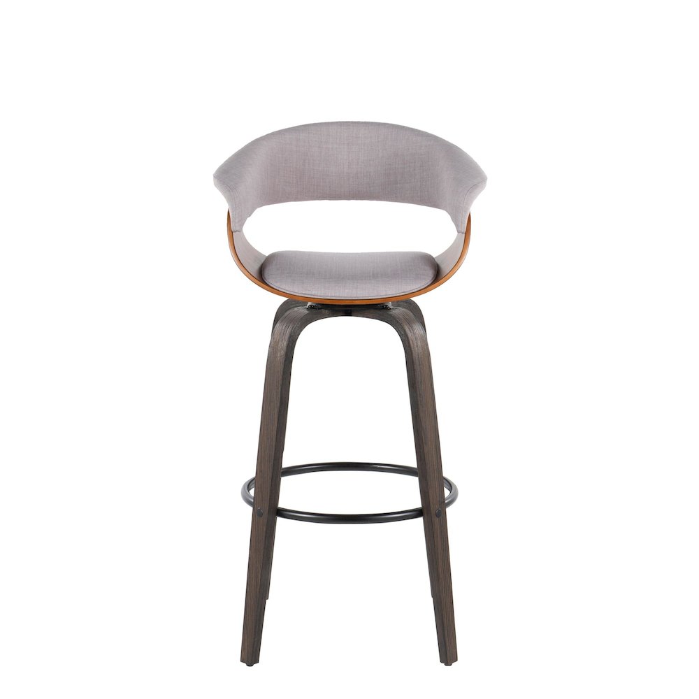 Vintage Mod 30" Fixed-Height Barstool - Set of 2. Picture 6