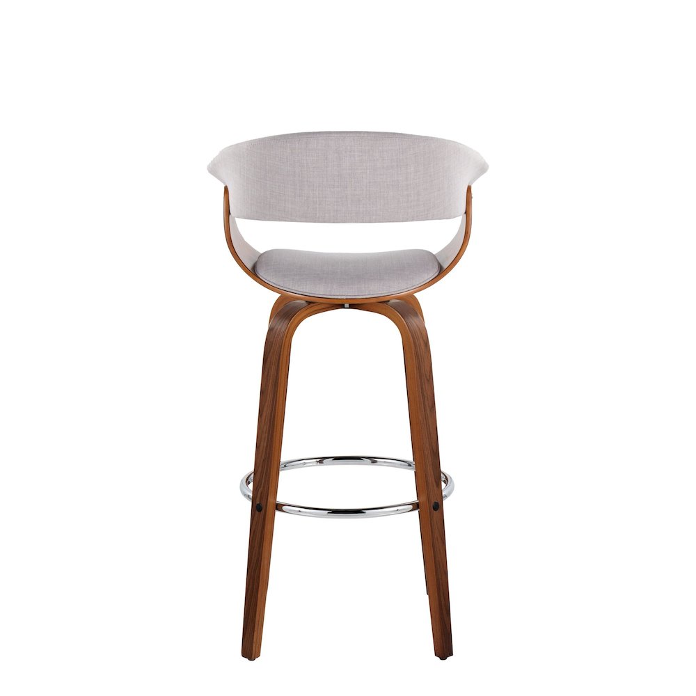 Vintage Mod 30" Fixed-Height Barstool - Set of 2. Picture 6
