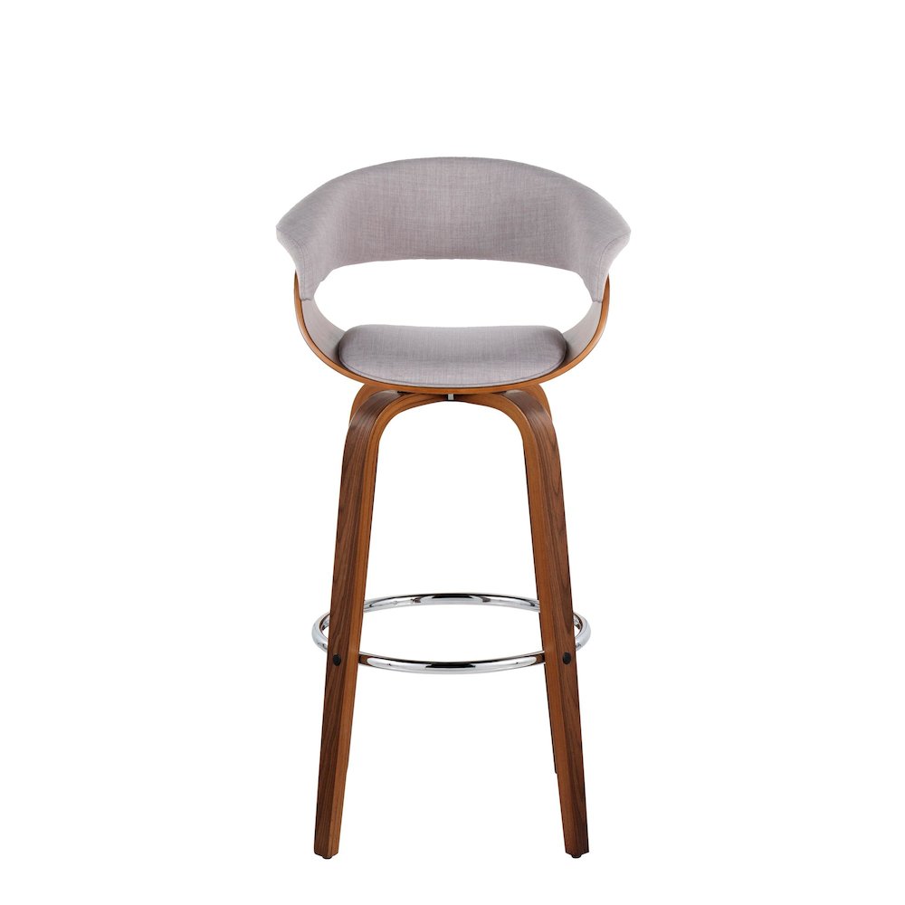 Vintage Mod 30" Fixed-Height Barstool - Set of 2. Picture 4