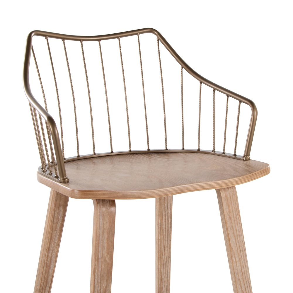 Winston 30" Fixed-Height Barstool. Picture 6
