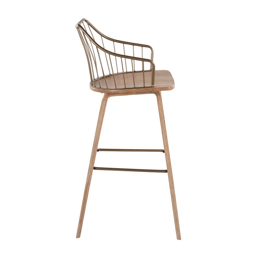 Winston 30" Fixed-Height Barstool. Picture 2