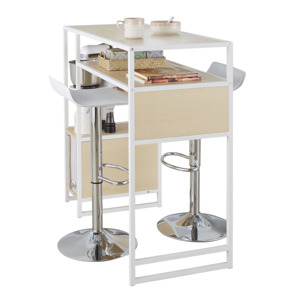 Display-Ale Bar Set with Storage - 3 Piece. Picture 2
