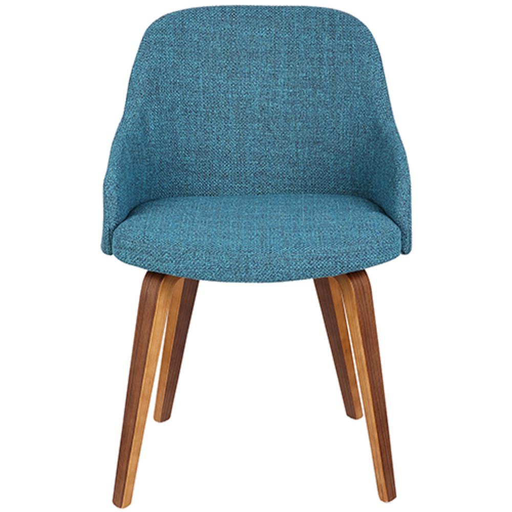 Walnut, Teal Bacci Chair. Picture 6