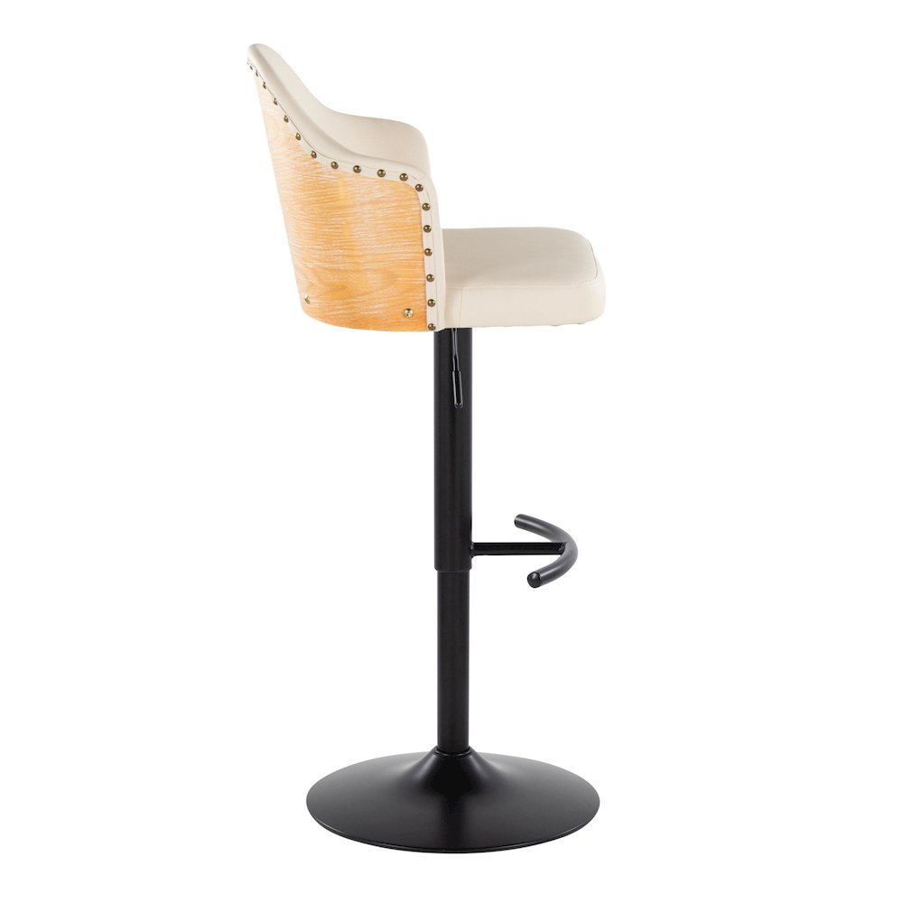 Ahoy Adjustable Barstool - Set of 2. Picture 3