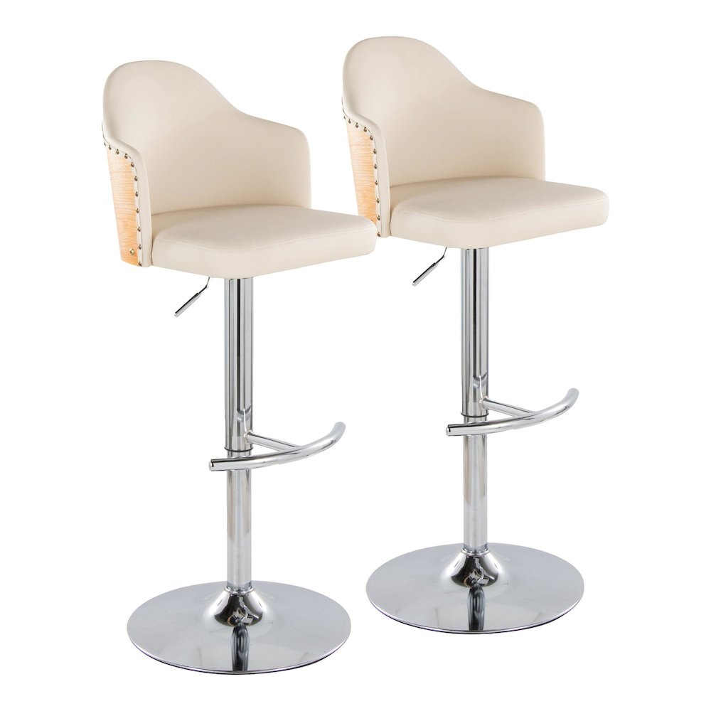 Ahoy Adjustable Barstool - Set of 2. Picture 1