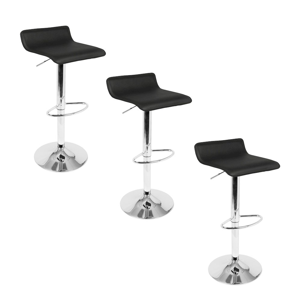 Ale Adjustable Barstool - Set of 3. Picture 1