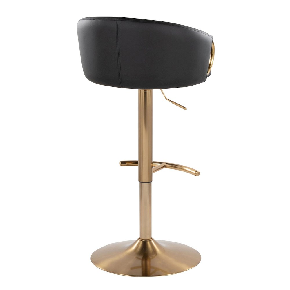 Claire Adjustable Barstool - Set of 2. Picture 3