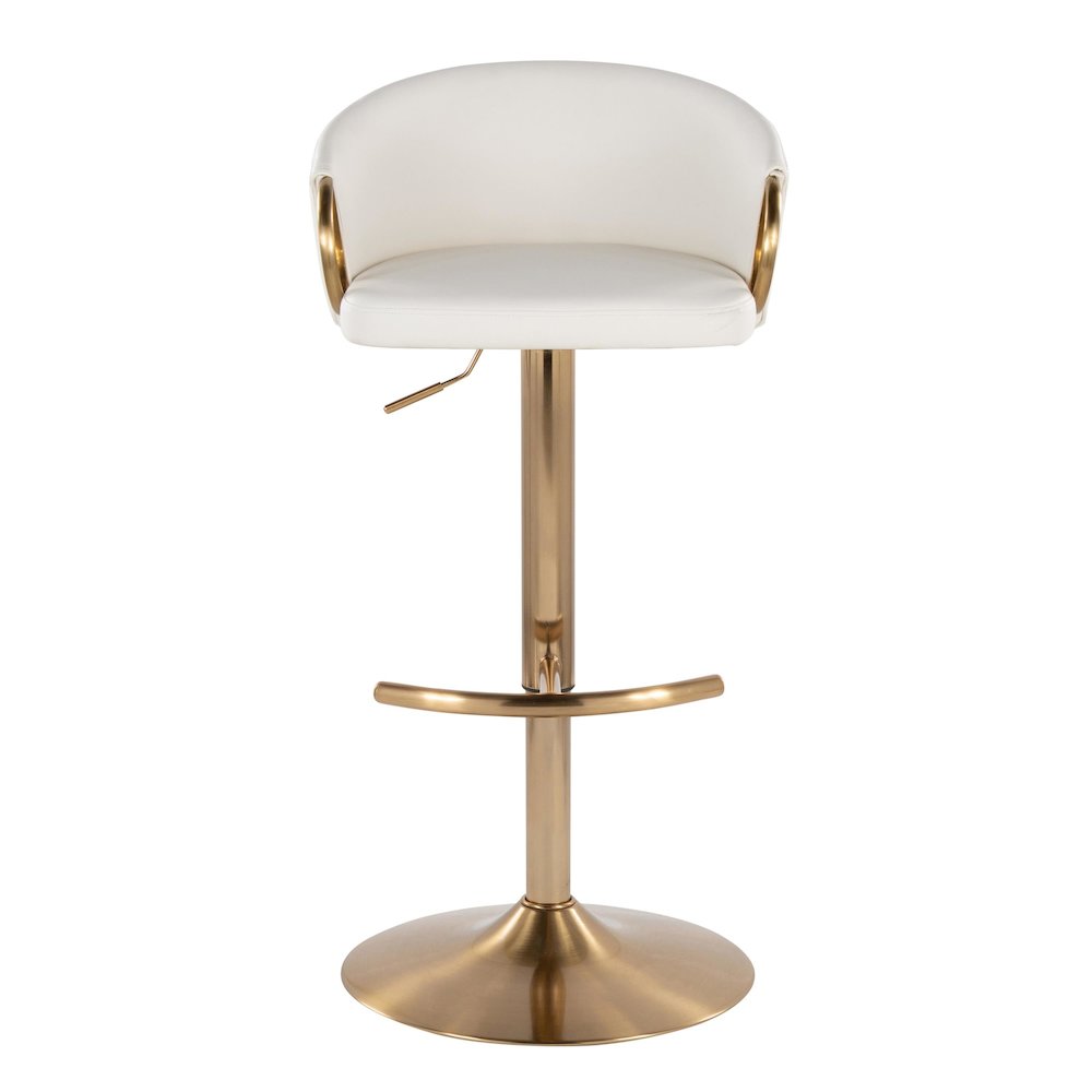 Claire Adjustable Barstool - Set of 2. Picture 5