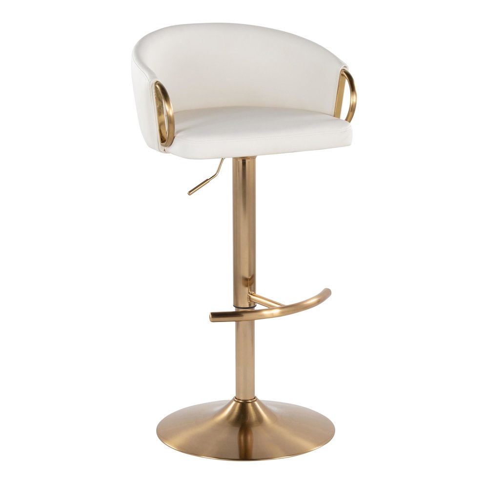 Claire Adjustable Barstool - Set of 2. Picture 2