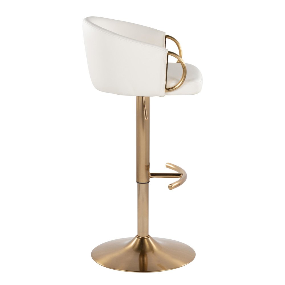 Claire Adjustable Barstool - Set of 2. Picture 3