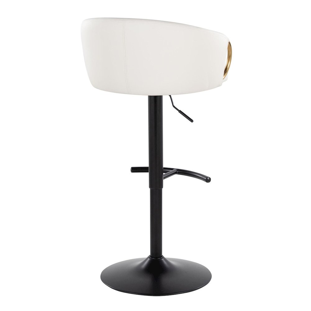 Claire Adjustable Barstool - Set of 2. Picture 3