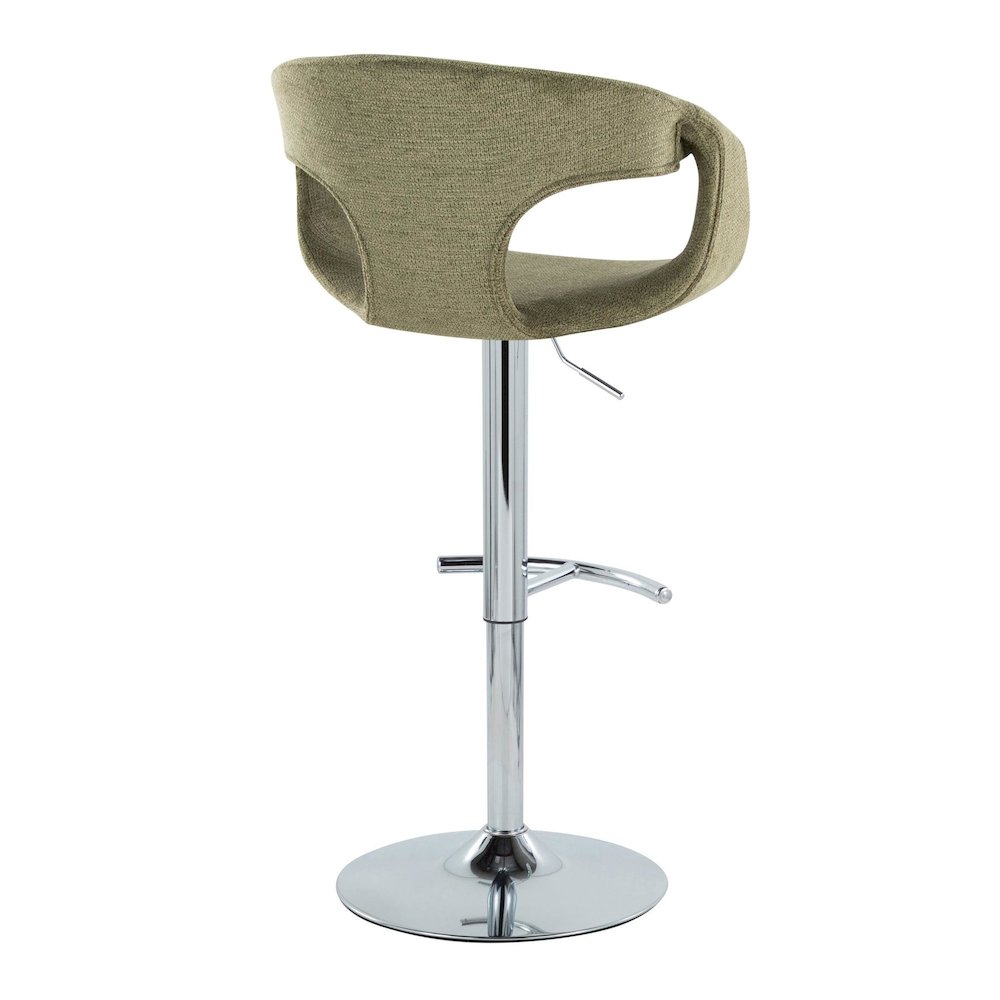 Curva Adjustable Barstool - Set of 2. Picture 4