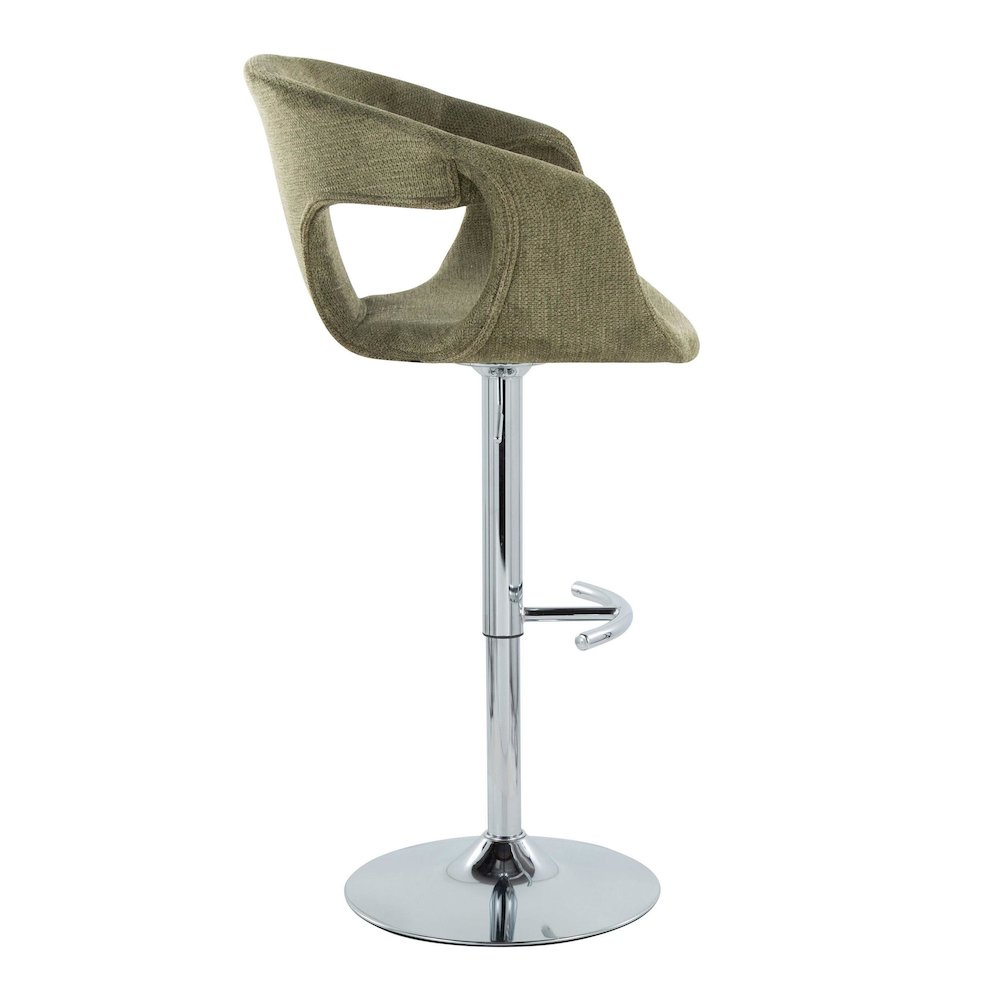 Curva Adjustable Barstool - Set of 2. Picture 3