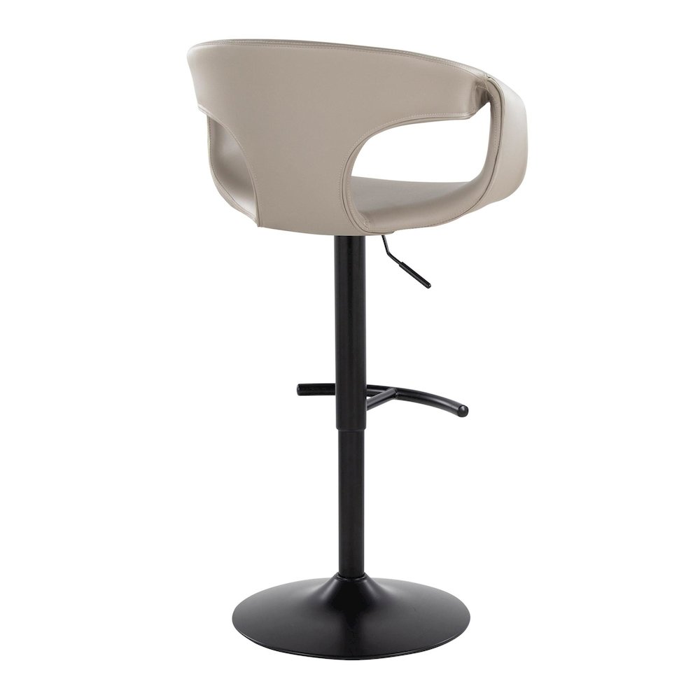 Curva Adjustable Barstool - Set of 2. Picture 4