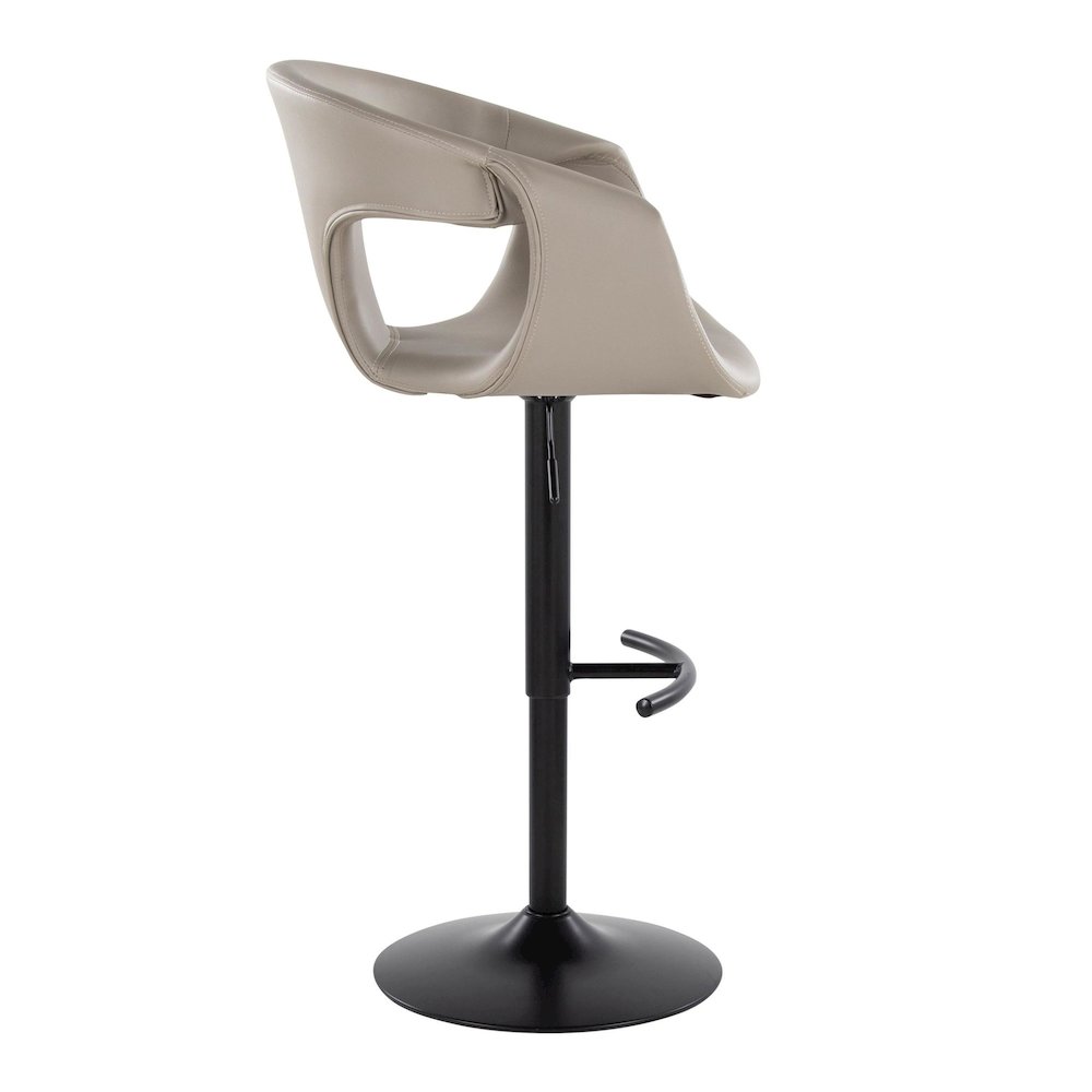 Curva Adjustable Barstool - Set of 2. Picture 3