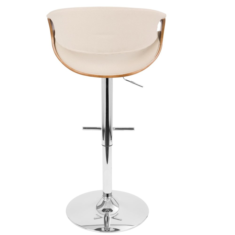 Curvo Adjustable Barstool - Set of 3. Picture 5