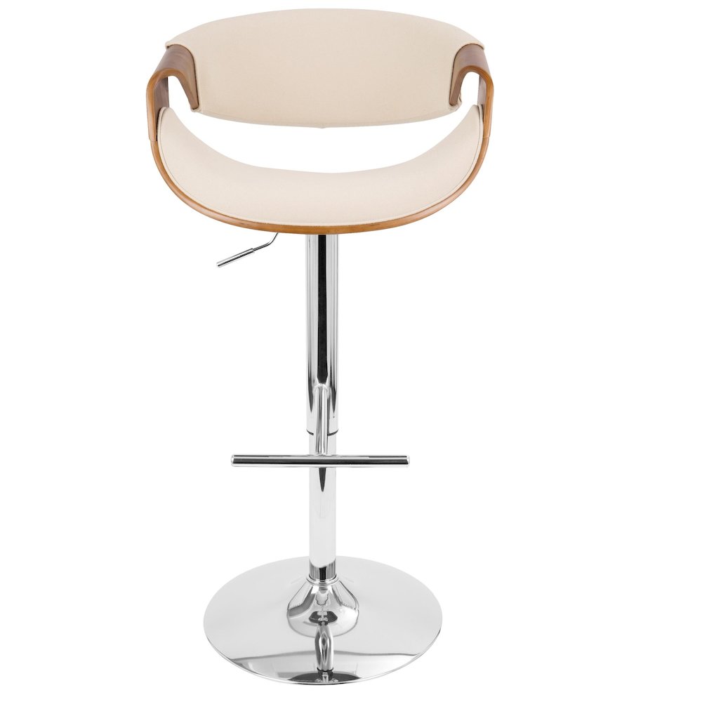 Curvo Adjustable Barstool - Set of 3. Picture 6