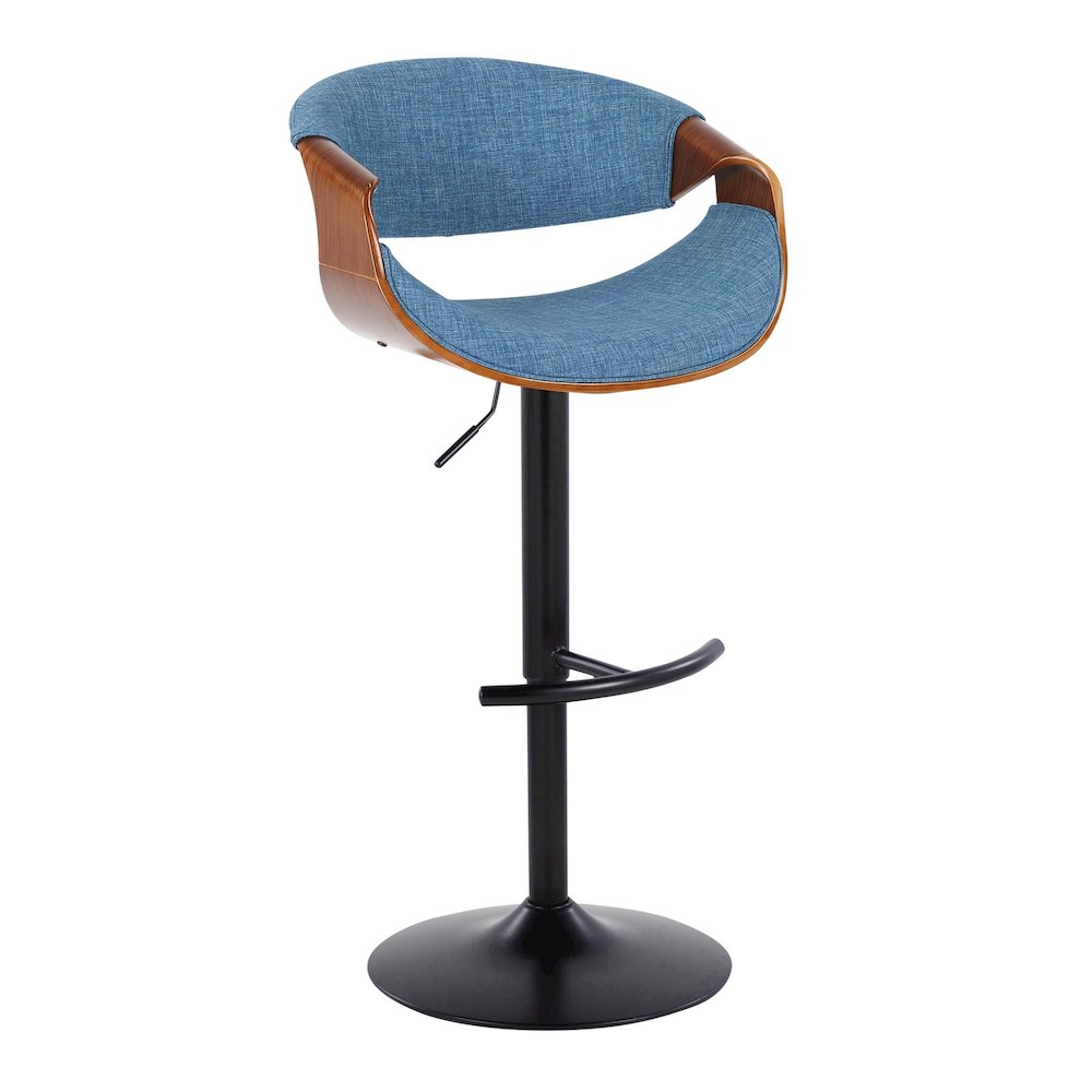 Curvo Adjustable Barstool - Set of 2. Picture 2